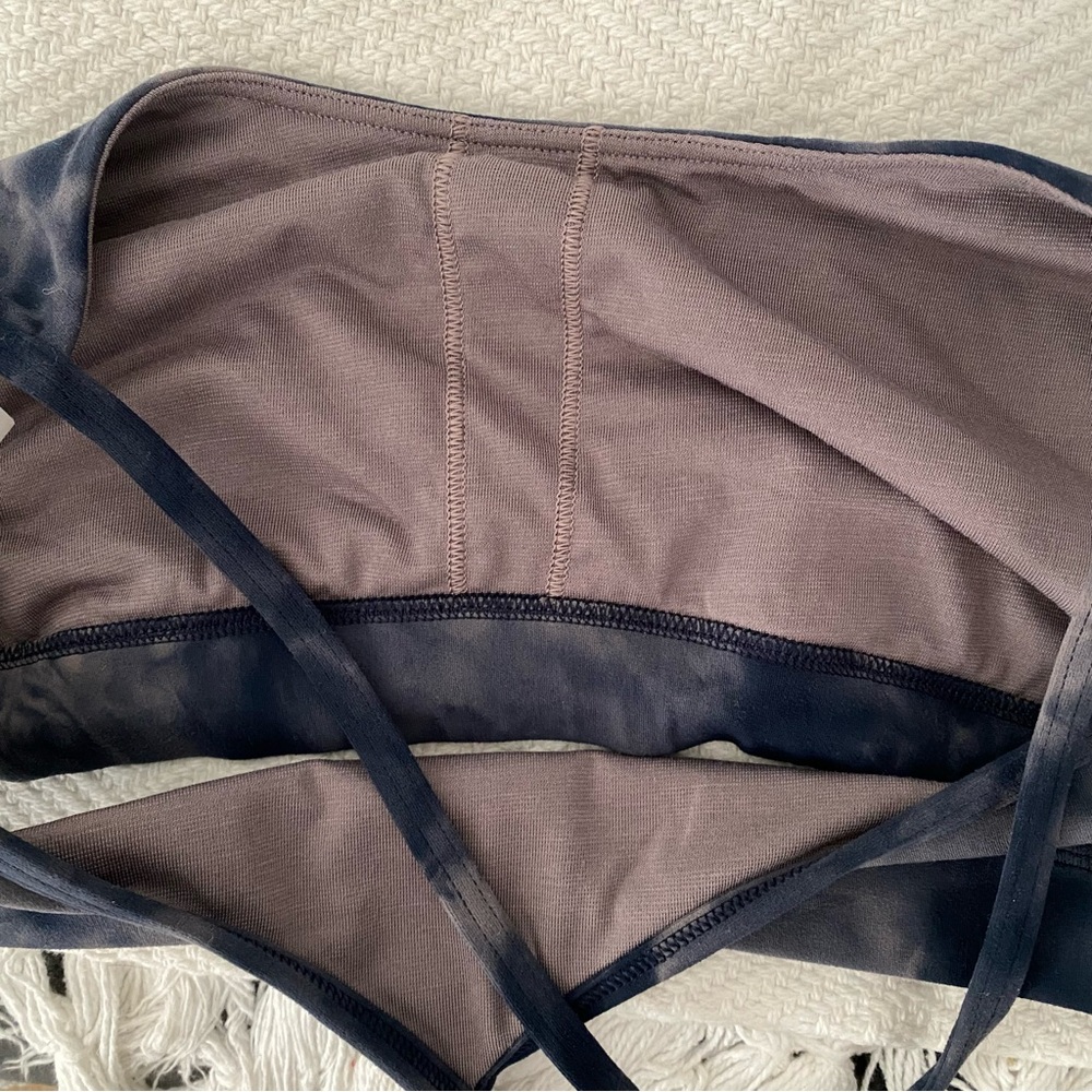 lululemon athletica Women's Tie-Dye Sports Bra - blue and blue - Picture 4 of 5